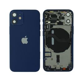 Apple iPhone 12 Mini Rear Housing Case + Replacement Components - Blue
