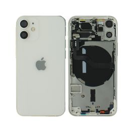 Apple iPhone 12 Mini Rear Housing Case + Replacement Components - White