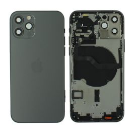 Apple iPhone 12 Pro Rear Housing Case + Replacement Components - Graphite Black
