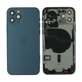 Apple iPhone 12 Pro Rear Housing Case + Replacement Components - Pacific Blue