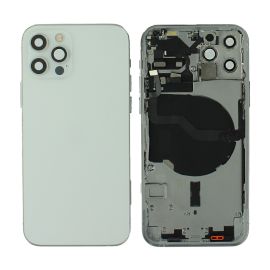 Apple iPhone 12 Pro Rear Housing Case + Replacement Components - Silver