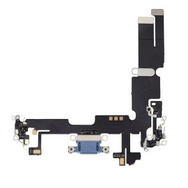 Apple iPhone 14 Plus Replacement Charging Port Flex With Microphone - Blue