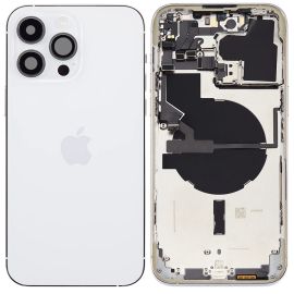 Apple iPhone 14 Pro Max Rear Housing Case + Replacement Components - Silver