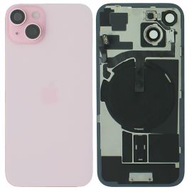 iPhone 15 Plus Rear Back Glass + MagSafe NFC Wireless Charging & Adhesive Pink