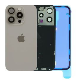iPhone 15 Pro Max Rear Back Glass + MagSafe NFC Wireless Charging Flex - Natural