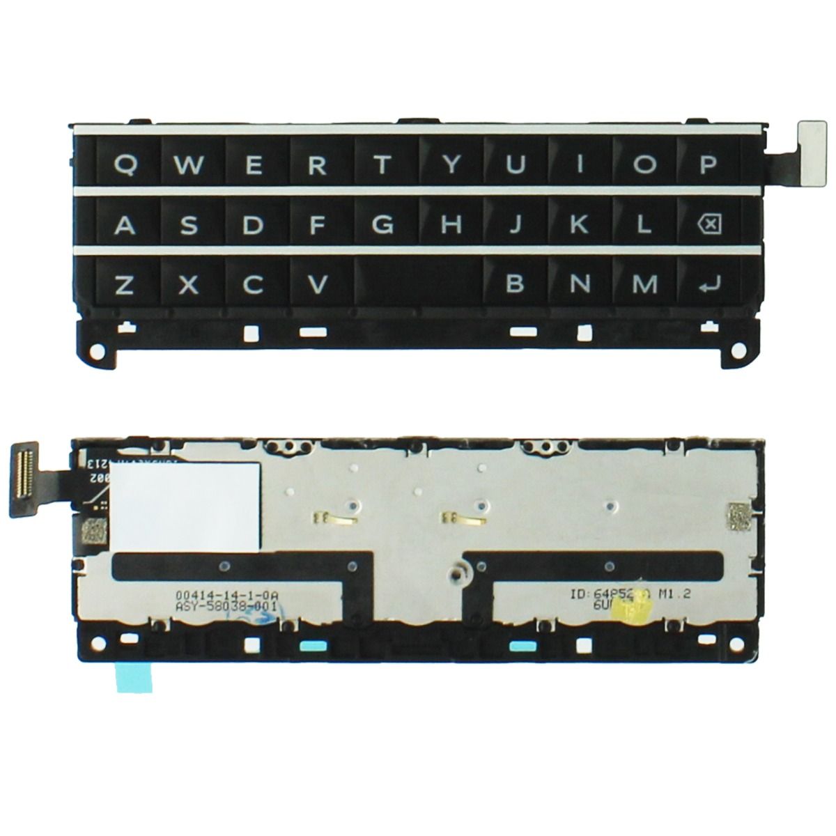 BlackBerry Passport Q20 SQWPlay0-1 QWERTY Keyboard Replacement - Black ...