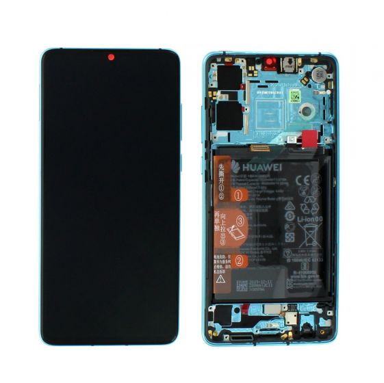 Huawei P30 Aurora Blue LCD Screen & Digitizer with Battery - 02352NLN