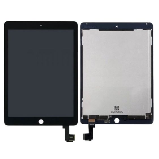 Apple iPad Air 2 A1566 / A1567 LCD & Touch Screen + Adhesive Replacement Black