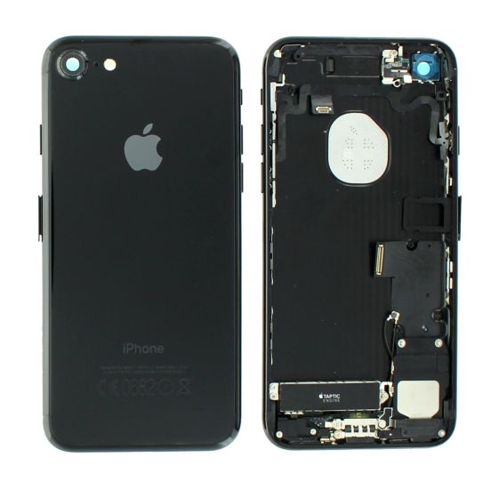 Apple iPhone 7 Rear Housing Case With Components Jet Black