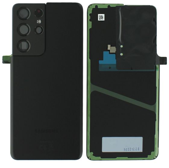 Samsung G998 S21 Ultra 5G Battery Cover - Phantom Black GH82-24499A