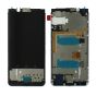 BlackBerry KeyOne BBB100-2 LCD & Touch Screen Frame + Power / Volume Flex Silver