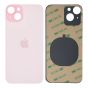 iPhone 15 Plus Big Camera Hole Back Glass Battery Cover Replacement + 3M Adhesive Pink