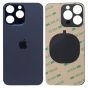 iPhone 15 Pro Max Big Camera Hole Back Glass Battery Cover Replacement + 3M Adhesive Blue Titanium