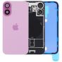 Apple iPhone 16 Rear Back Glass + MagSafe NFC Wireless Charging Flex Pink