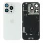 Apple iPhone 16 Pro Rear Glass & Middle Frame Assembly + Small Parts - White Titanium