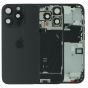 Apple iPhone 16 Pro Rear Glass & Middle Frame Assembly + Small Parts - Black Titanium