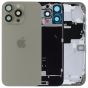 Apple iPhone 16 Pro Max Rear Glass & Middle Frame Assembly + Small Parts - Natural Titanium