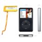 iPod Classic 5th / 6th / 7th Gen A1238 Battery Replacement Thick 850mAh + 3M Tape