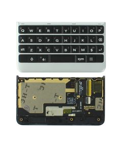 BlackBerry Key2 BBF100 Keyboard Module + Fingerprint Sensor Replacement Silver