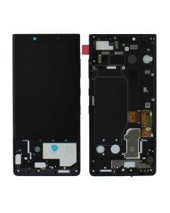 Blackberry KeyTwo LCD Replacement With Frame Black OEM