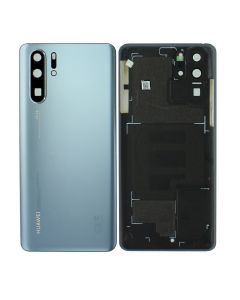 Huawei P30 Pro Battery Cover / Back Glass + Cam Lens Adhesive - Silver 02353SBF