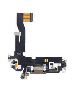 Apple iPhone 12 Pro Charging Port Flex Cable + Microphone Gold