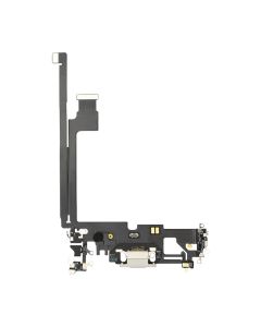 Apple iPhone 12 Pro Max Replacement Charging Port Flex With Microphone - Silver