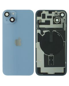 iPhone 14 Plus Rear Back Glass + MagSafe NFC Wireless Charging & Adhesive Blue