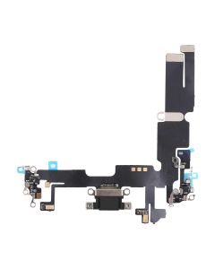 Apple iPhone 14 Replacement Charging Port Flex With Microphone - Black