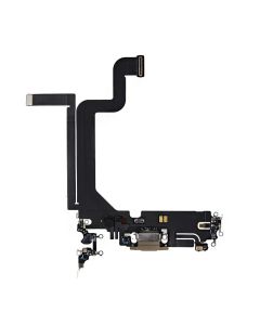 Apple iPhone 14 Pro Max Charging Port Flex With Microphone - Gold