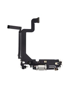 Apple iPhone 14 Pro Max Replacement Charging Port Flex With Microphone - Silver