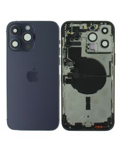 Apple iPhone 14 Pro Max Rear Housing Case + Replacement Components - Deep Purple