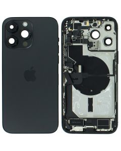iPhone 14 Pro Max Rear Housing & Back Glass + Small Parts Black Grade A
