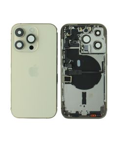 Apple iPhone 14 Pro Rear Housing With Replacement Components - Gold