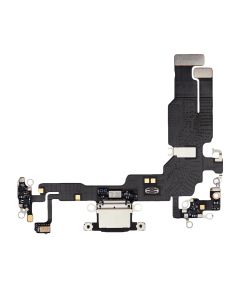 Apple iPhone 15 Replacement Charging Port Flex With Microphone - Black