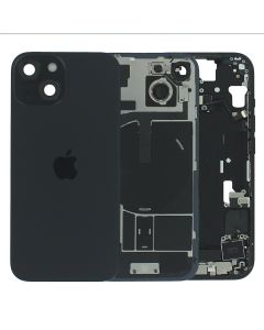 Apple iPhone 15 Back Glass & Middle Frame + Small Parts Black USA