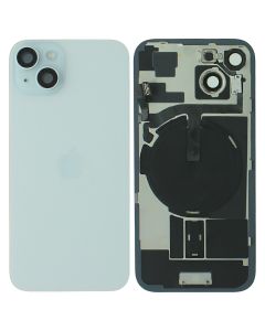 iPhone 15 Plus Rear Back Glass + MagSafe NFC Wireless Charging & Adhesive Blue