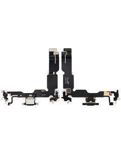 Apple iPhone 15 Plus Replacement Charging Port Flex With Microphone - Black