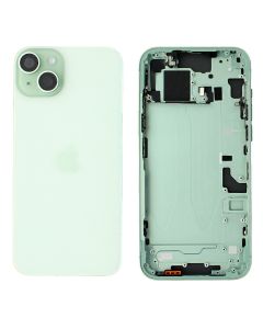 Apple iPhone 15 Plus Rear Glass & Middle Frame Assembly With Small Parts - Green