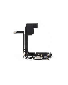 Apple iPhone 15 Pro Max Charging Port Flex With Microphone - Black Titanium
