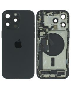 iPhone 15 Pro Max Rear Housing & Back Glass + Small Parts Black Grade A