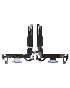 Apple iPhone 16 Charging Port Flex + Microphone - Ultramarine