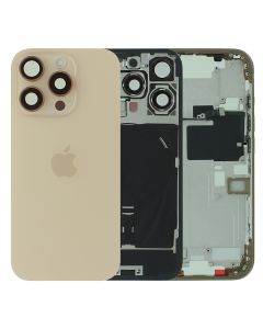 Apple iPhone 16 Pro Rear Glass & Middle Frame Assembly + Small Parts - Desert Titanium