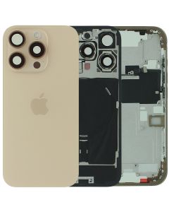 Apple iPhone 16 Pro Max Rear Glass & Middle Frame Assembly + Small Parts - Desert Titanium