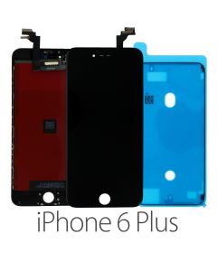 iPhone 6 Plus LCD Display & Touch Screen Replacement + Adhesive Black