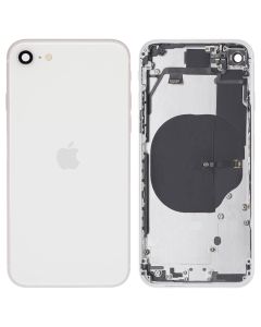 Apple iPhone SE 2 2020 A2296 Rear Housing Case Chassis + Replacement Parts White