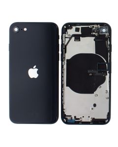 Apple iPhone SE 3 2022 A2783 Rear Housing Case Chassis + Replacement Parts Black