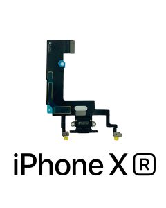 Apple iPhone XR Charging Port Flex + Microphone Replacement - Black