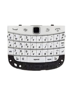 BlackBerry Bold 9900 Replacement Keyboard QWERTY Keypad Flex + Trackpad White