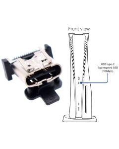 Sony PlayStation 5 PS5 Replacement USB 3.0 Type C Port Front Connector 10GBPS